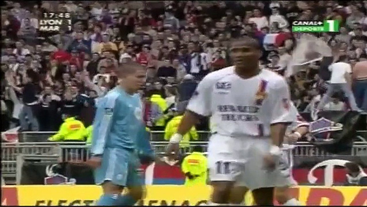 Olympique Lyon 1 2 Olympique Marseille 2003/04 Ligue 1 (Full Match Match Complet)