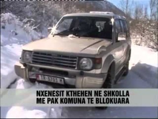 Dëbora ne veri, 19 komuna te izoluara - Vizion Plus - News - Lajme