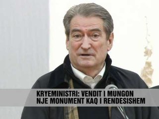 Berisha: Na mungon monumenti i pavarësisë - Vizion Plus - News - Lajme