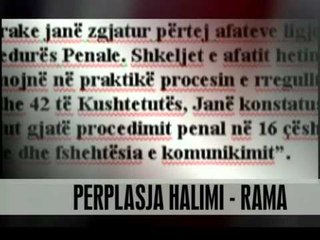 Përplasja Halimi - Rama - Vizion Plus - News - Lajme