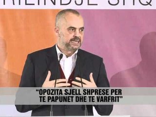 Rama: Shqipëria ne varfëri - Vizion Plus - News - Lajme