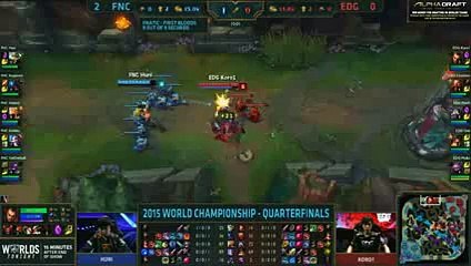FNATIC vs EDG Game 3  Quarter-final 2015 LoL World Championship S5  FNC vs EDG G3_29