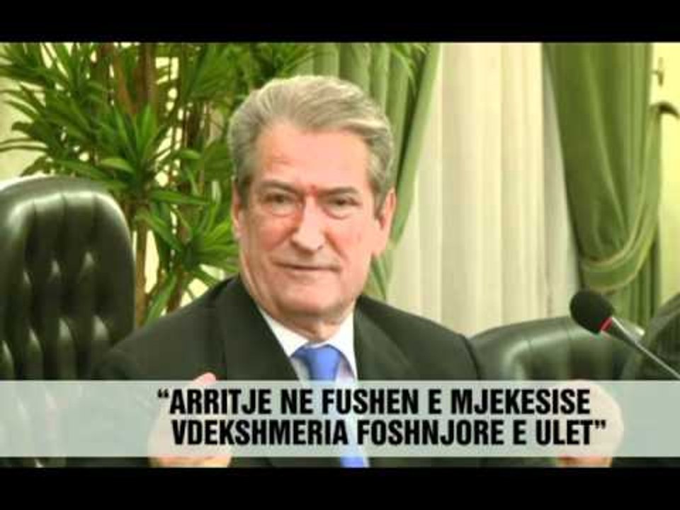Berisha mburr shëndetësinë - Vizion Plus - News - Lajme