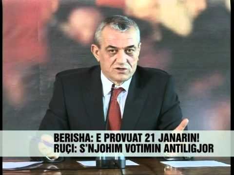 Ruçi: Berisha kërcënon socialistet - Vizion Plus - News - Lajme