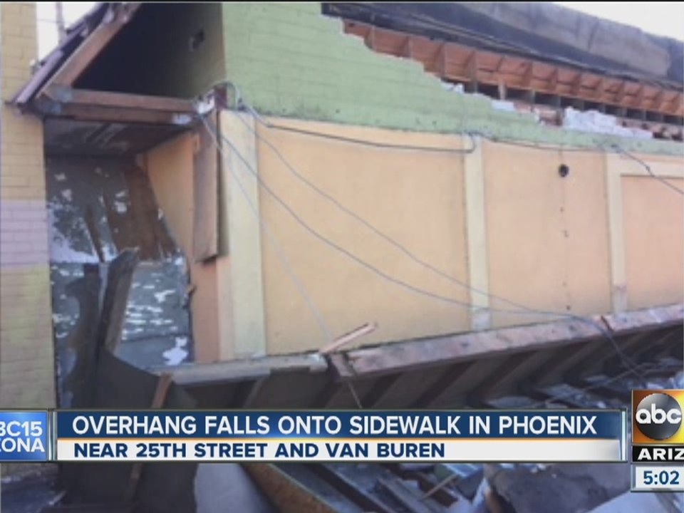 Overhang collapses in Phoenix