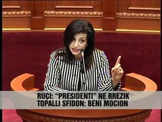 Kuvend, përplasje Ruçi-Topalli - Vizion Plus - News - Lajme