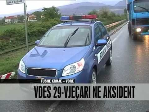 Aksident, përplaset për vdekje 30-vjeçari - Vizion Plus - News - Lajme