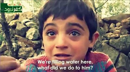 Syrian Child Cries As He Speaks His Heart!k