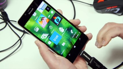Lumia 950 with USB OTG