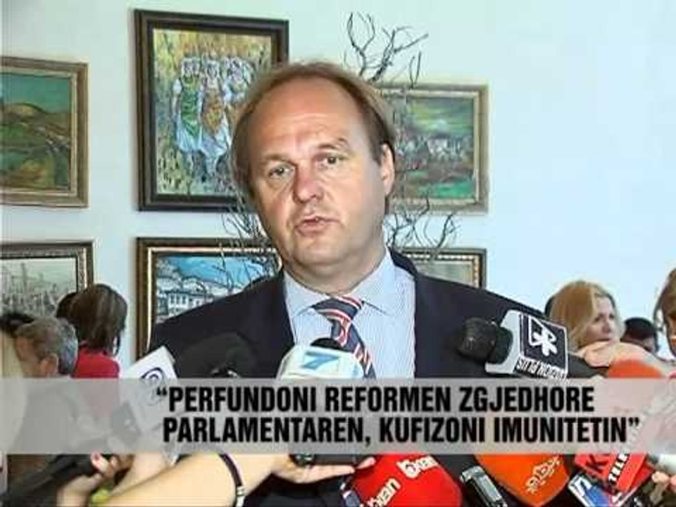 Wolfarth për reformat - Vizion Plus - News - Lajme