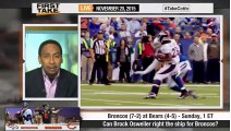 ESPN First Take - Can Brock Osweiler lead Broncos to beat Bears