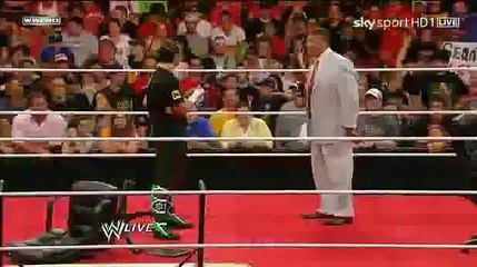 Mr.McMahon Apologizes to CM Punk Raw 7/11/11
