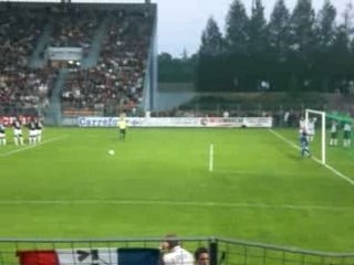 Laval - Angers (pénalty lavallois)