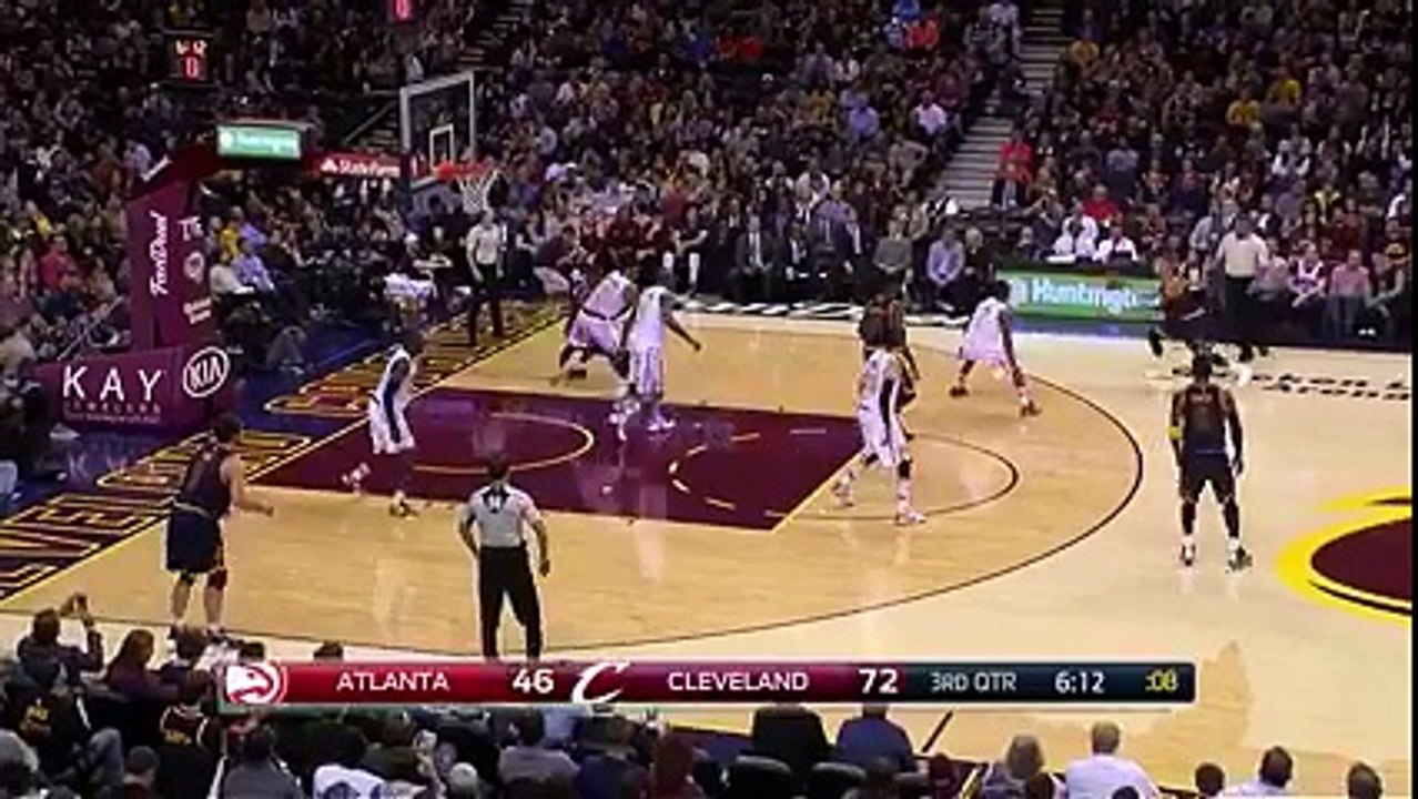 LeBron James just walks off the court in the middle of the game against the Hawks.