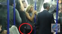 لندن کی ٹرین میں اس انگریز لڑکی کو تنگ کرنے پر دیکھیں ایک مسلمان مرد نے کیسی دھلائی کر دی