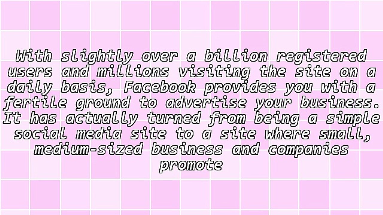 How To Advertise A Business On Facebook