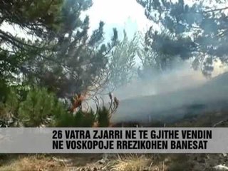 Situata e zjarreve ne vend - Vizion Plus - News - Lajme
