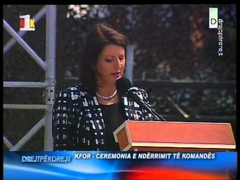 MBAHET CEREMONIA NJE TJETER GJERMAN MERR KOMANDEN E KFOR NE KOSOVE LAJM