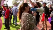 Anti-racism and Reclaim Australia protestors clash in Melbourne