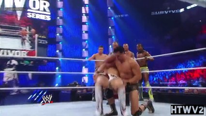 Team Foley vs Team Ziggler Highlights HD - Survivor Series 2012