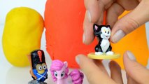 Mickey mouse Play doh Kinder Surprise eggs Minions Disney Toys Frozen 2015 Peppa pig