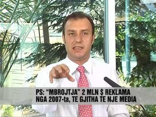 PS: "Mbrojtja" 2 milion $ reklama - Vizion Plus - News - Lajme