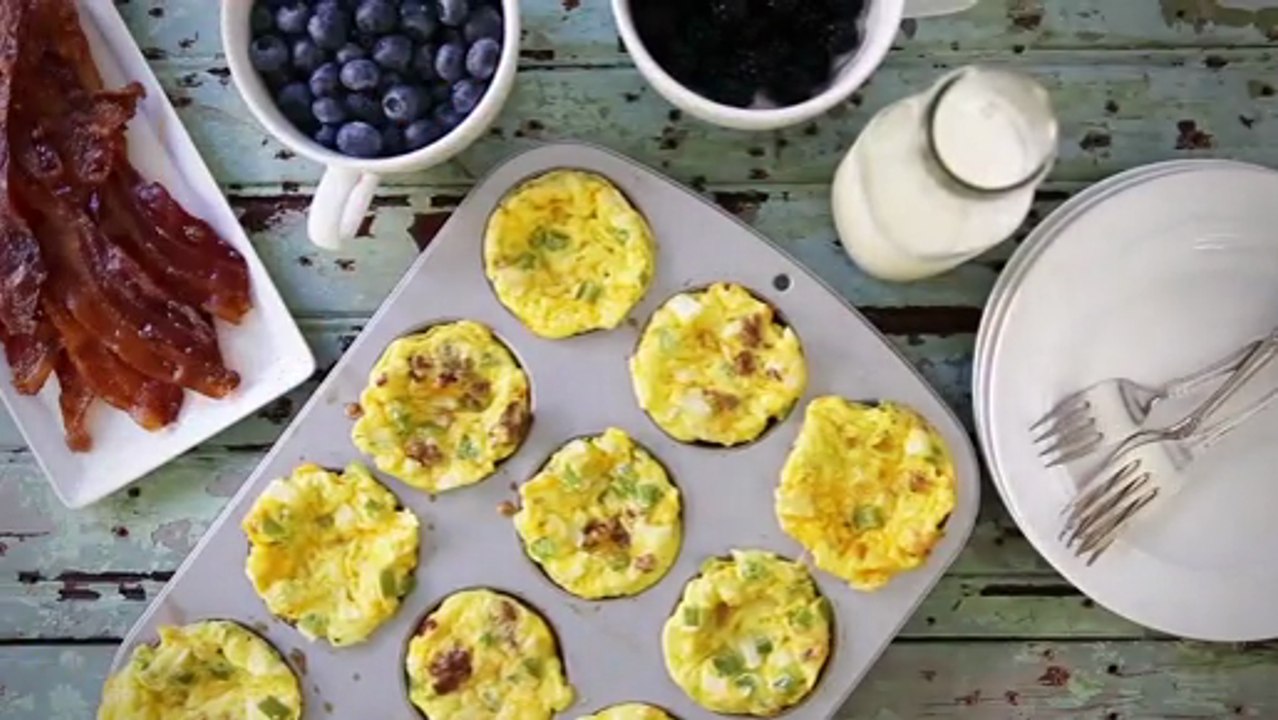 How to Make Scrambled egg muffins breakfast Recipe