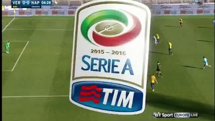 Marek Hamsik Big Chance - Hellas Verona v. Napoli 22.11.2015 HD