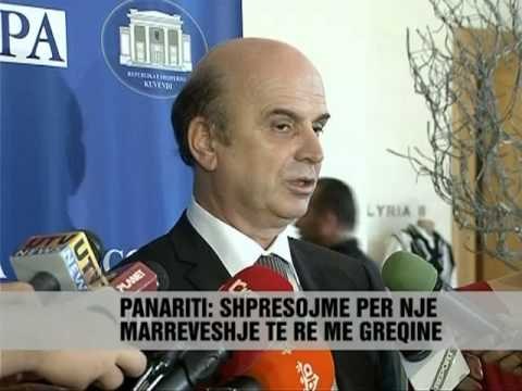 Panariti pas vizitës në Athinë - Vizion Plus - News - Lajme