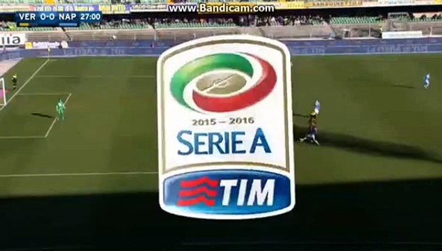 Gonzalo Higuain annullato gol Hellas Verona vs Napoli 0-0 Serie A 22.11.2015