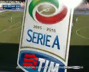 Jose Callejon Gets Injured | Hellas Verona 0-0 Napoli Serie A 22.11.2015 HD