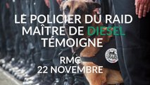 Le policier du Raid, maître de Diesel, témoigne sur la mort de son chien