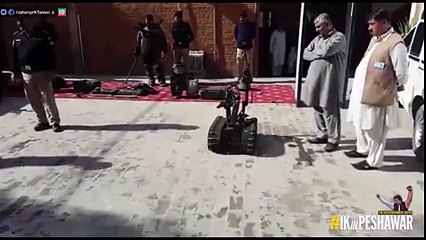 A demo of how KP's K9 Unit and UGV's detect explosives to protect the citizens