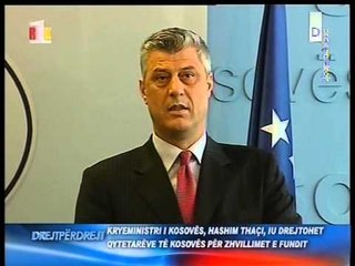 THAÇI APEL KURTIT MOS NDILL URREJTJE NE RRUGE BEJ DEBAT NE PARLAMENT LAJM