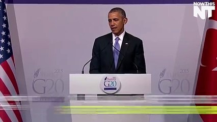 Yes Mr. President, Probably Because America is the one creating it in the first place-