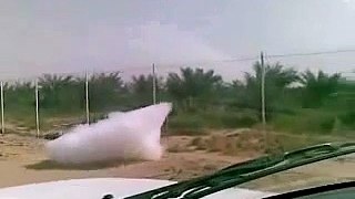 ISLAM.Cloud on the road in Khairpur - Miracle of Allah