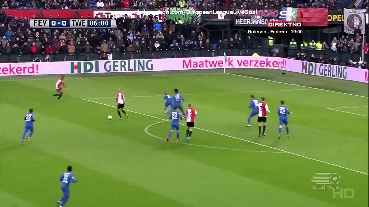 Simon Gustafson 1_0 Great Goal _ Feyenoord - FC Twente 22.11.2015 HD