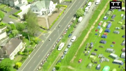 Isle of Man TT 2014 - Helicopter Shots