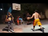Omega el fuerte y Nipo809 en un fuerte duelo de basketball (dale play)