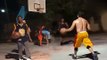 Omega el fuerte y Nipo809 en un fuerte duelo de basketball (dale play)