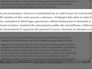 SHULTZ PER INTEGRIMIN PA PLOTESIMIN E KUSHTEVE NUK KA ANETARESIM NE BE LAJM