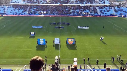 VIDÉO - Bastia-Ajaccio : la Marseillaise respectée à Furiani