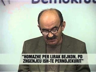 FRD: Te nderojmë Lirak Bejkon - Vizion Plus - News - Lajme