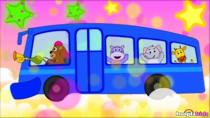 Wheels On The Bus | HD Version 3 | Nursery Rhymes For Toddlers and Babies from HooplaKidz