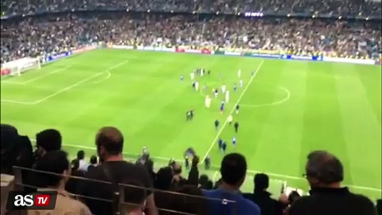 Fan Real Madrid Swear C.Ronaldo 7 Even In Santiago Bernabeu