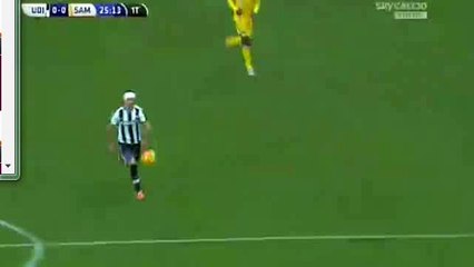 1st big chance - Udinese v. Sampdoria 22.11.2015