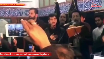 Ustad Hassan Sadiq khan Sab :: Live Noha khuwani ::  Zainab s.a Ne Jis Ko Pala Tha :: 7 Safar 1437 I-8 Markaz Islamabad
