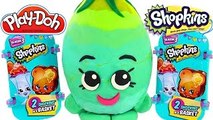 BIG Cherie Tomato Play Doh Shopkins Giant Surprise Egg Season 3 Toy Opening by DCTC