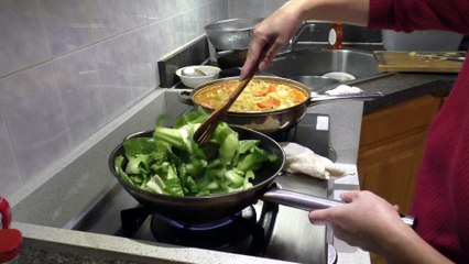 1253 Fried Shanghai  vegetables 炒上海菜