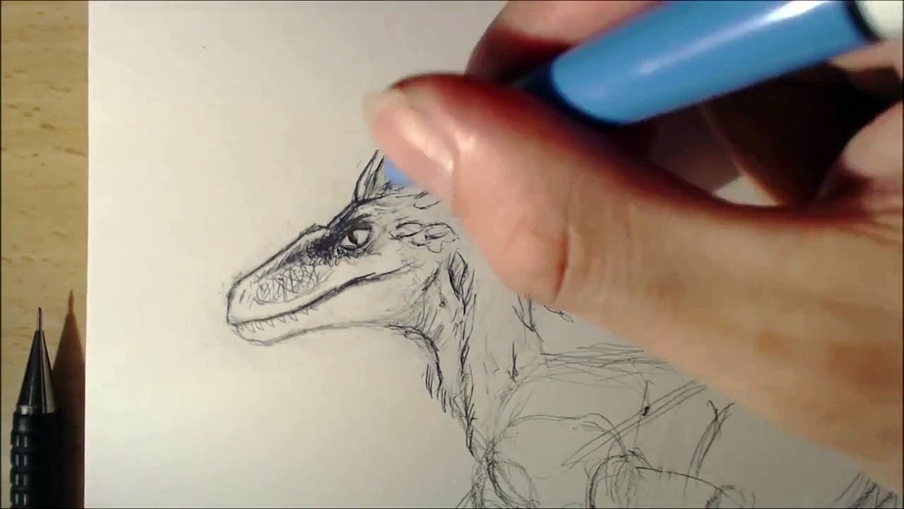 Feathered Raptor Time Lapse Full Tutorial Coming Soon